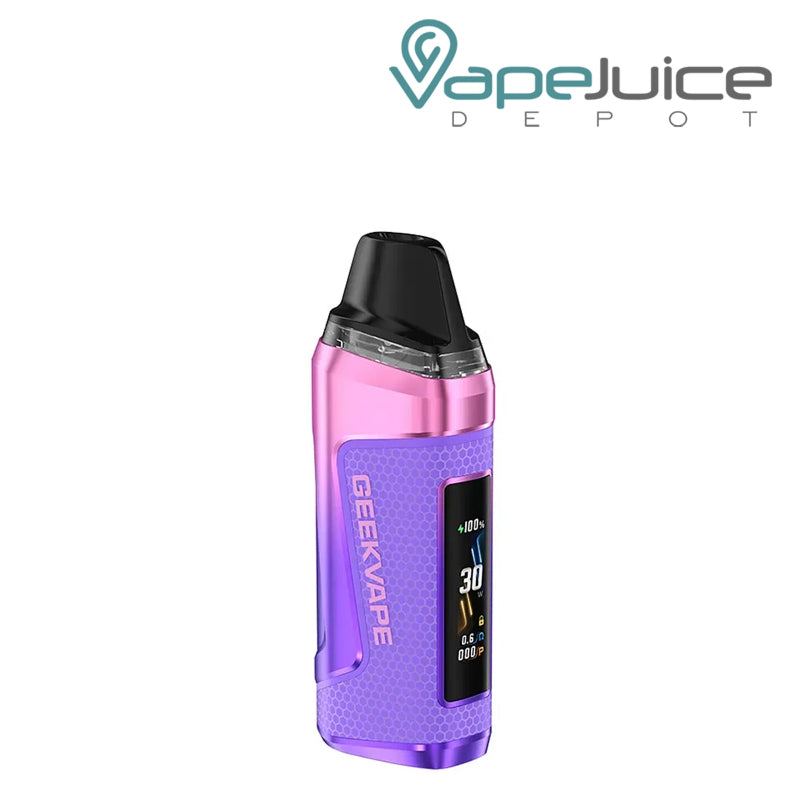 A Purple Bloom GeekVape Aegis Nano 3 Pod System Kit - Vape Juice Depot