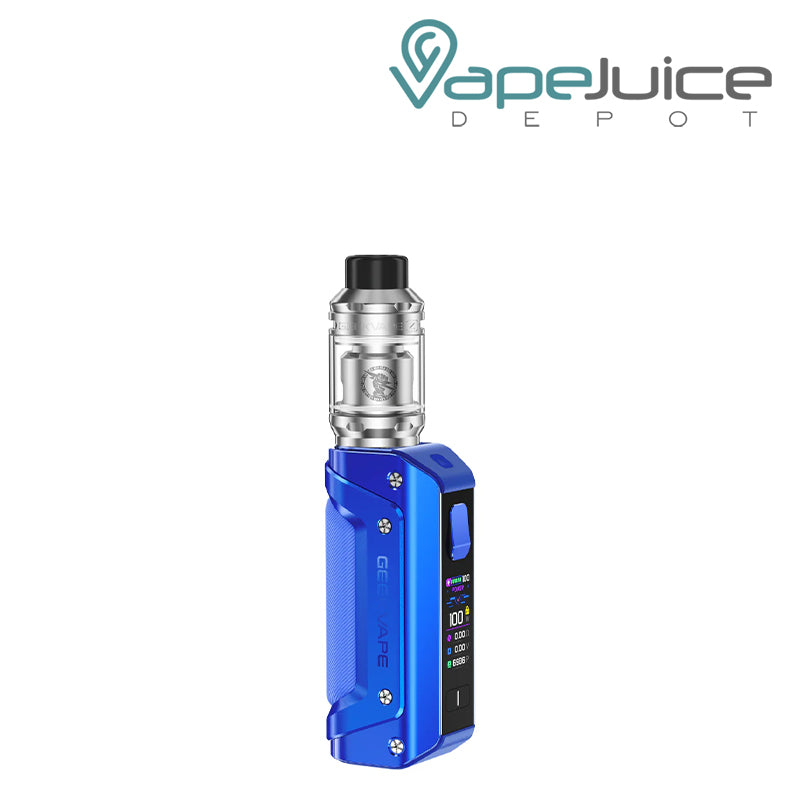 Blue GeekVape Aegis Solo 3 Kit with Firing button - Vape Juice Depot