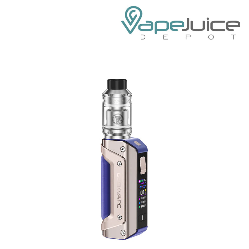 Golden Blue GeekVape Aegis Solo 3 Kit with Firing button - Vape Juice Depot