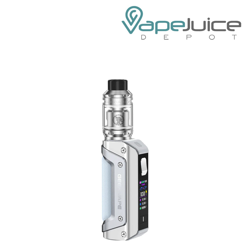 Silver GeekVape Aegis Solo 3 Kit with Firing button - Vape Juice Depot
