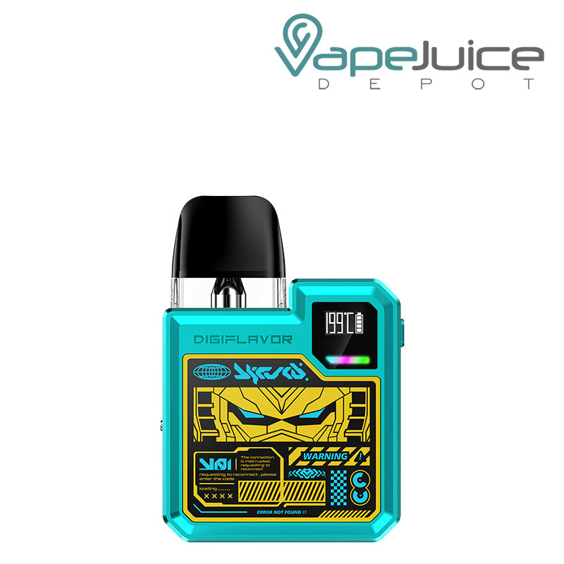 Mecha Blue GeekVape Digi Q Pod Kit with HD OLED Display RGB Light - Vape Juice Depot