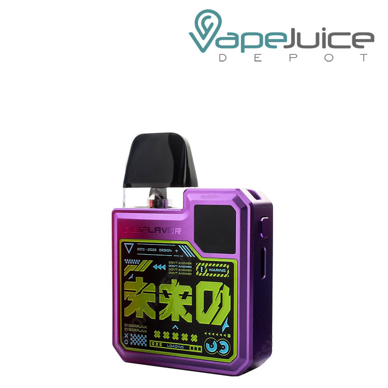 Side of GeekVape Digi Q Pod Kit with HD OLED Display RGB Light - Vape Juice Depot