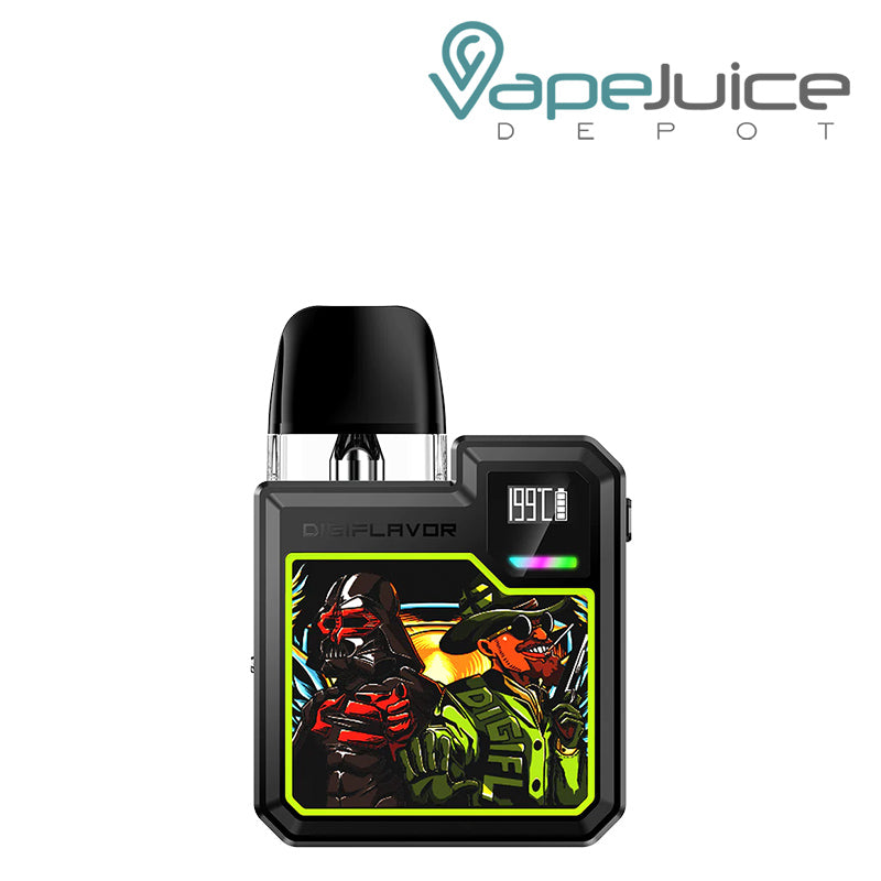 Warrior Black GeekVape Digi Q Pod Kit with HD OLED Display RGB Light - Vape Juice Depot
