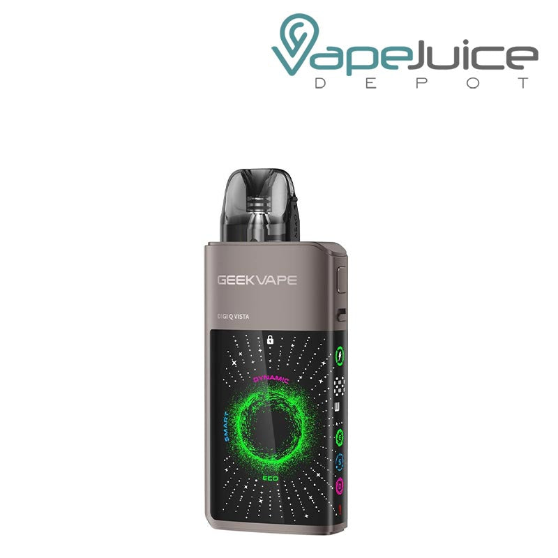 Gunmetal GeekVape Digi Q Vista Pod Kit with display screen - Vape Juice Depot