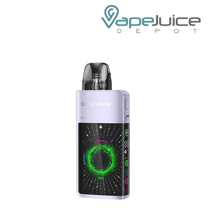 Lavender Purple GeekVape Digi Q Vista Pod Kit with display screen - Vape Juice Depot