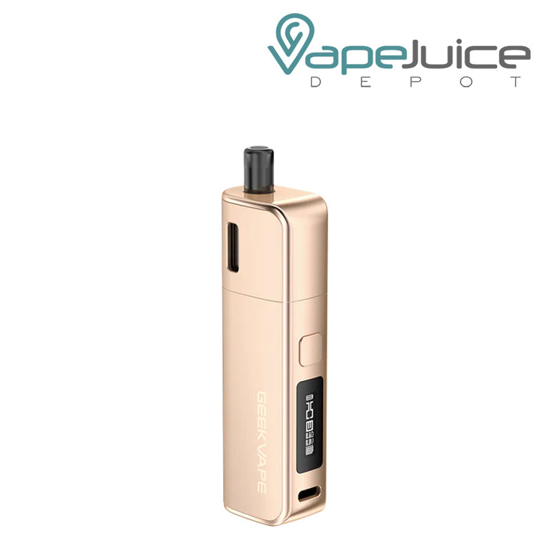 Champagne GeekVape Soul Pod Kit with firing button and display screen - Vape Juice Depot