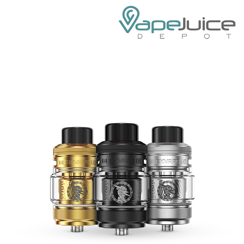 Three colors of GeekVape Z Sub Ohm Tank 5 - Vape Juice Depot