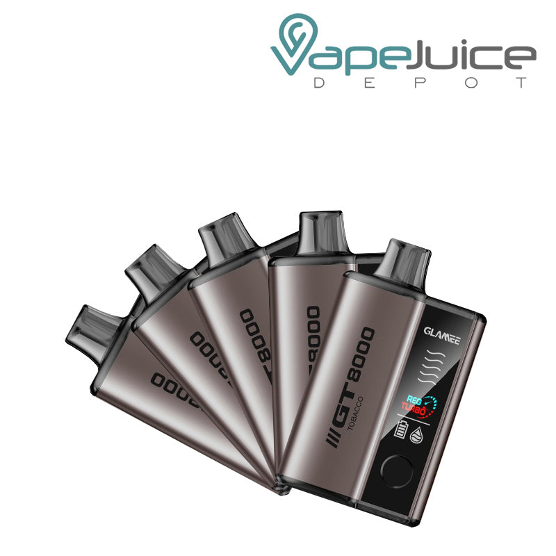 Five Pack of Glamee GT8000 Tobacco Disposable - Vape Juice Depot