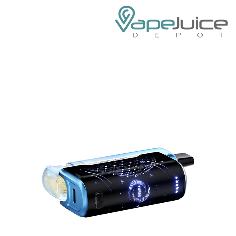 Bottom side of the Blue Razz Ice Lost Mary Nera Fullview 70K Disposable Kit – Vape Juice Depot