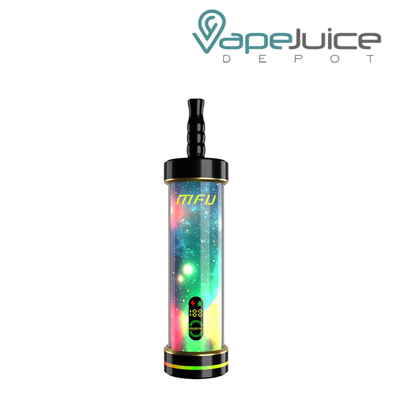 A MFU Shisha X2 60000 Blue Razz Ice Disposable with a LED screen - Vape Juice Depot