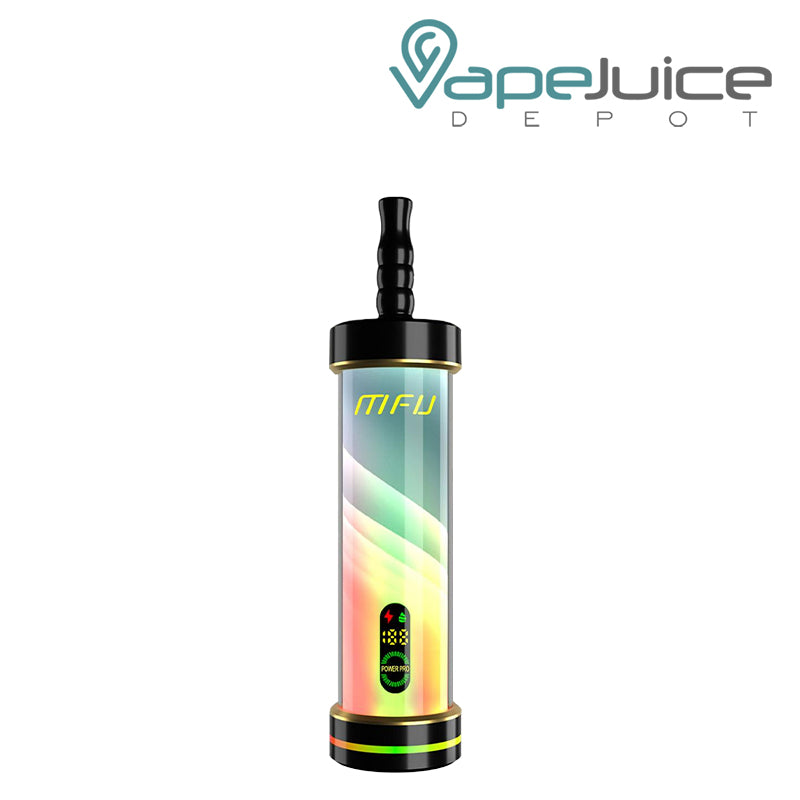 A MFU Shisha X2 60000 Cherry Lime Disposable with a LED screen - Vape Juice Depot