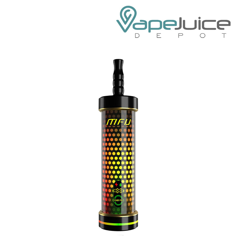 A MFU Shisha X2 60000 Mango Pineapple Disposable with a LED screen - Vape Juice Depot