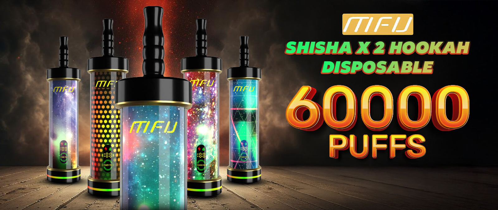 MFU Shisha X2 60K Disposable - Vape Juice Depot