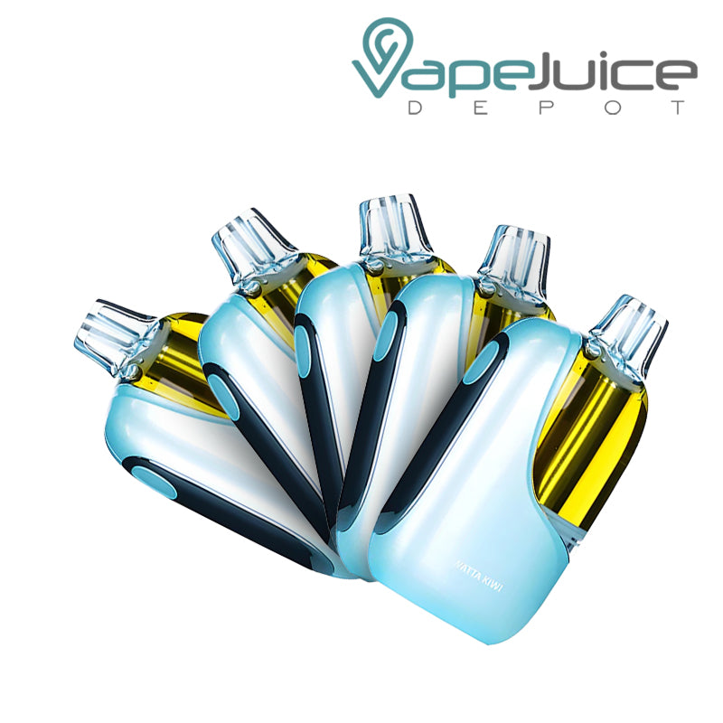 NIQ Pearl 50K 5 Pack Bundle Watta Kiwi - Vape Juice Depot