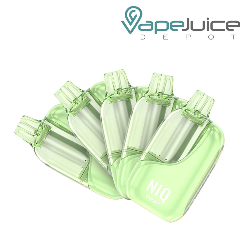 NIQ Pearl 50K 5 Pack Bundle Miami Mint - Vape Juice Depot
