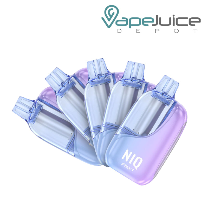 NIQ Pearl 50K 5 Pack Bundle Rainbow Twist - Vape Juice Depot