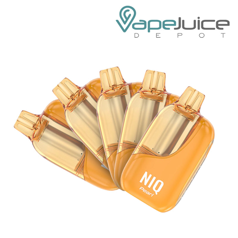 NIQ Pearl 50K 5 Pack Bundle Strawberry Mango - Vape Juice Depot