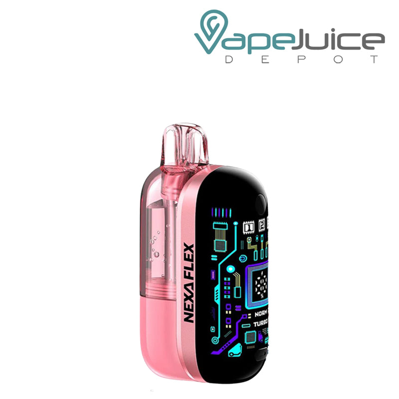 A Watermelon Ice Nexa Flex Crystal 40K disposable kit with a 3D Curved screen – Vape Juice Depot
