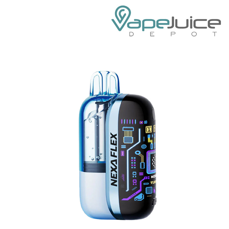 Blue Razz Ice NEXA Flex Flavor Booster 40K Disposable Kit with 3D screen - Vape Juice Depot