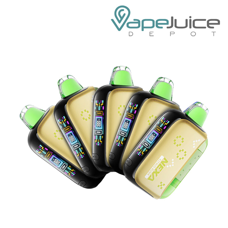 Nexa Pix 35k visible 5 pack bundle Citrus Rush - Vape Juice Depot