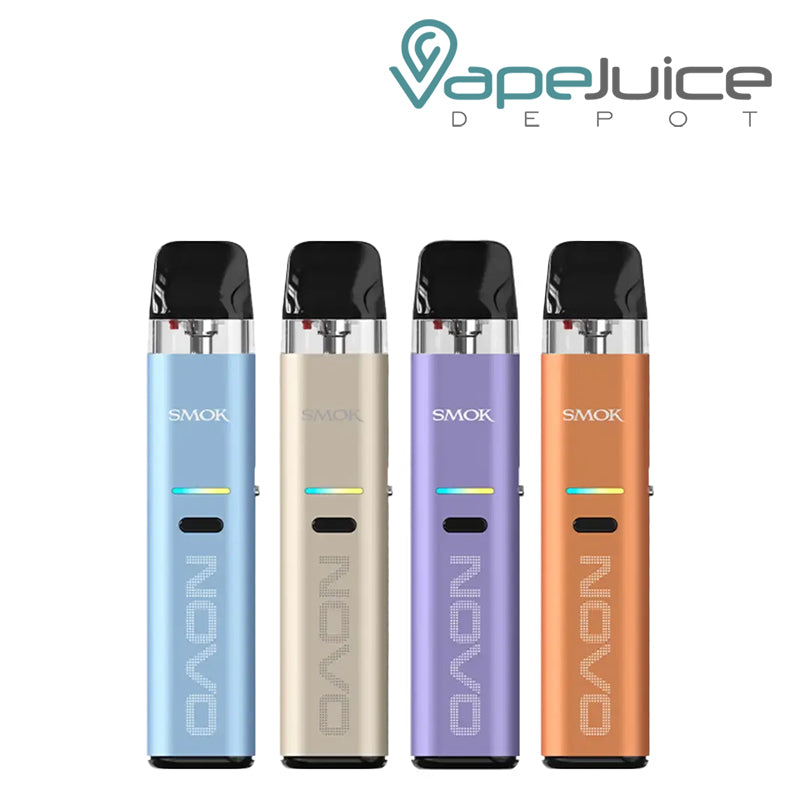Four Colors of SMOK Novo Eco Pod Kit - Vape Juice Depot