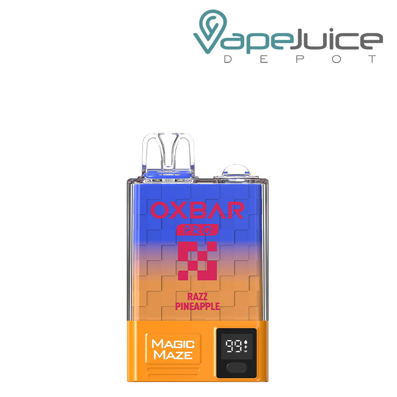 Razz Pineapple OXBAR Magic Maze Pro 10000 Disposable with Led Display Screen - Vape Juice Depot