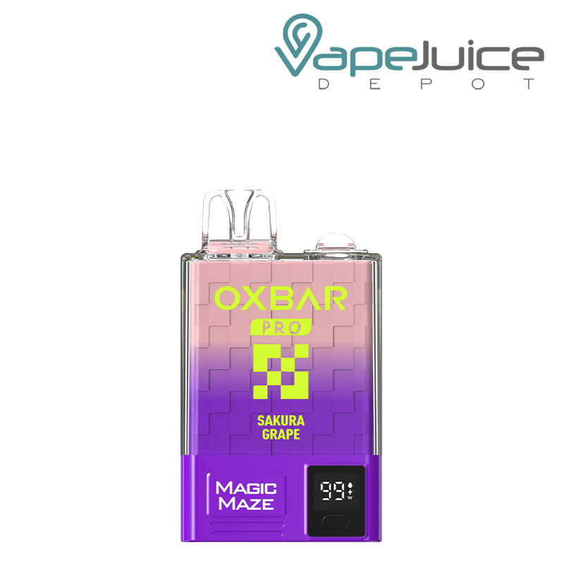 Sakura Grape OXBAR Magic Maze Pro 10000 Disposable with Led Display Screen - Vape Juice Depot