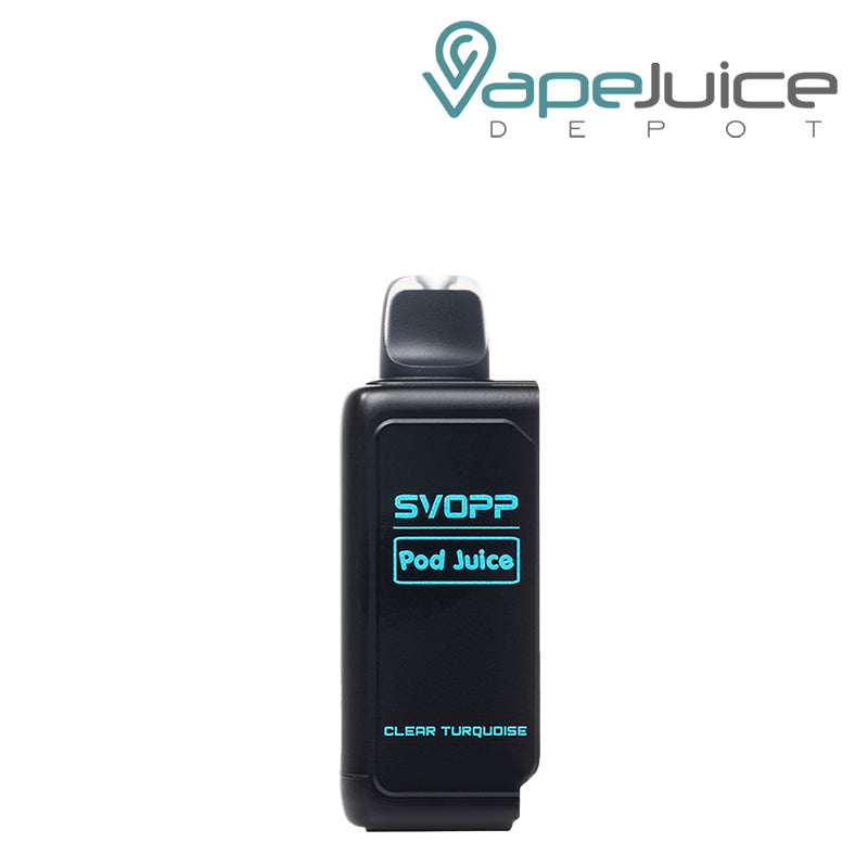Clear Tourquoise OXBAR x Pod Juice SVOPP 30000 Disposable Pod - Vape Juice Depot