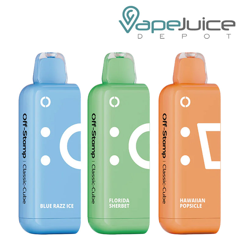 Three Off Stamp Classic Cube 25000 Disposable Pods - Vape Juice Depot