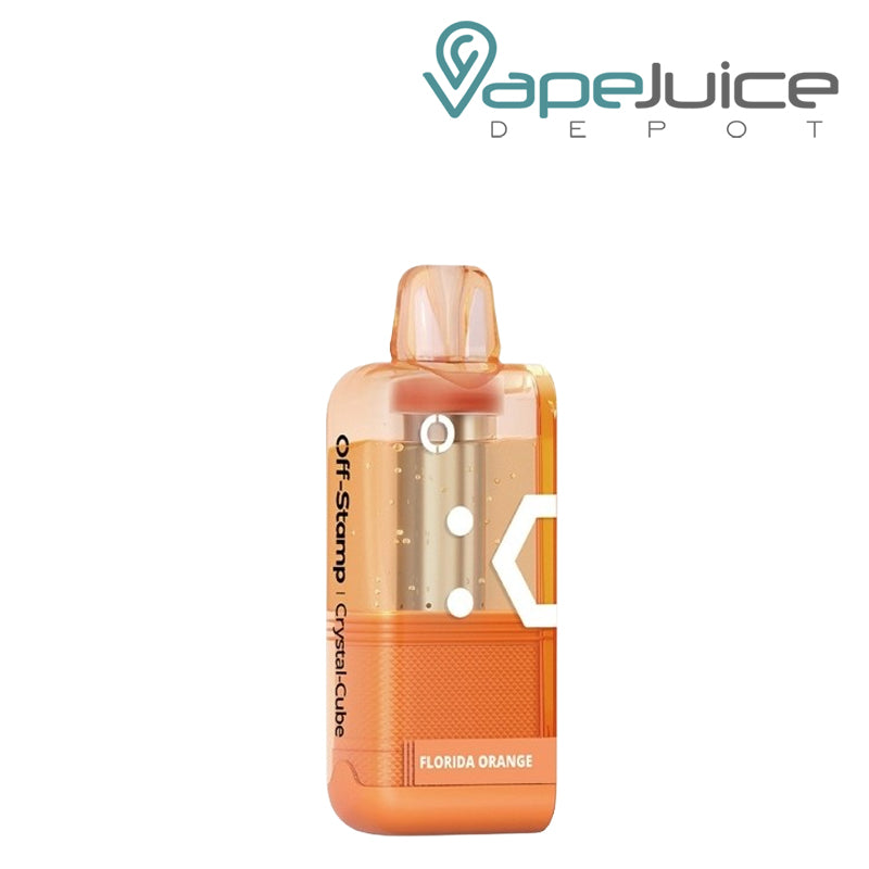 Florida Orange Off Stamp X Cube Crystal 35000 Disposable Pod - Vape Juice Depot