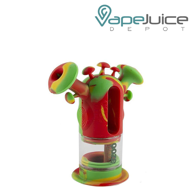 Side view of Ooze Trip Pipe Silicone Bubbler - Vape Juice Depot