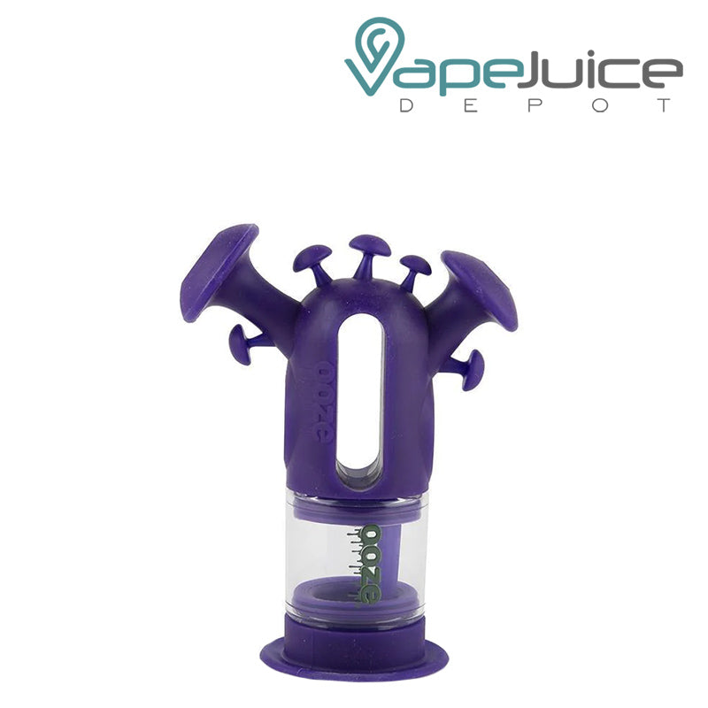 Ultra Purple Ooze Trip Pipe Silicone Bubbler - Vape Juice Depot