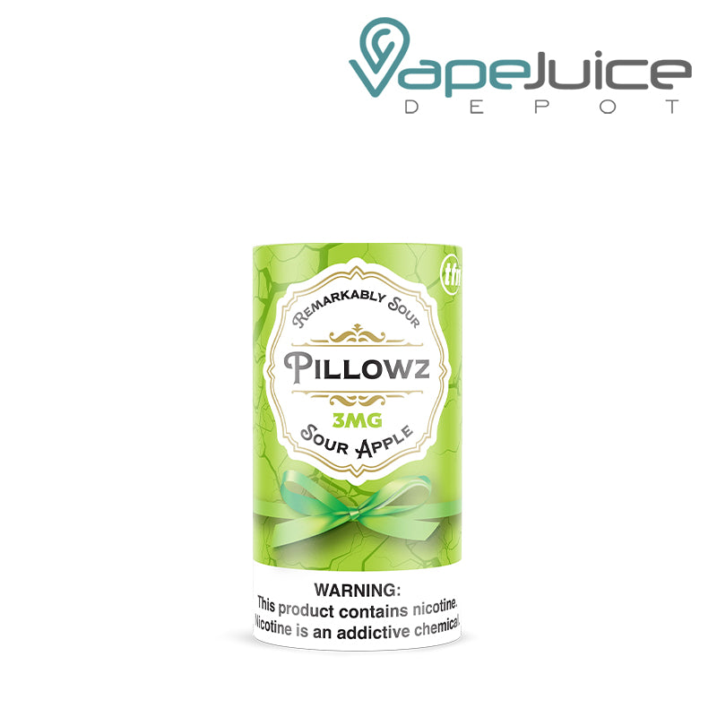Five Pack of Pillowz Pouches Sour Apple - Vape Juice Depot