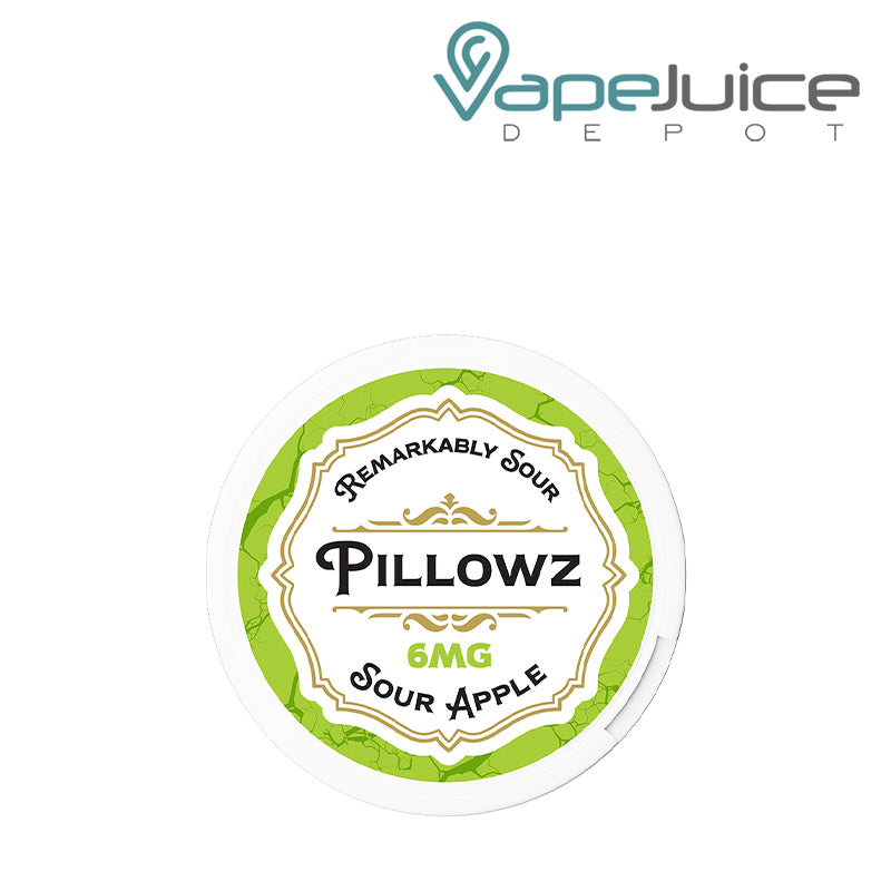 Pillowz Pouches Sour Apple 6mg - Vape Juice Depot