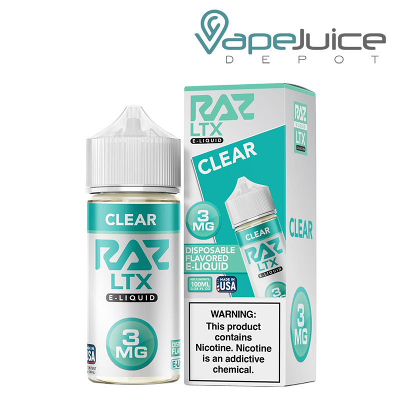 Clear Pod Juice x RAZ LTX 100ml $13.49 Clear Pod Juice x RAZ LTX 100ml $13.49