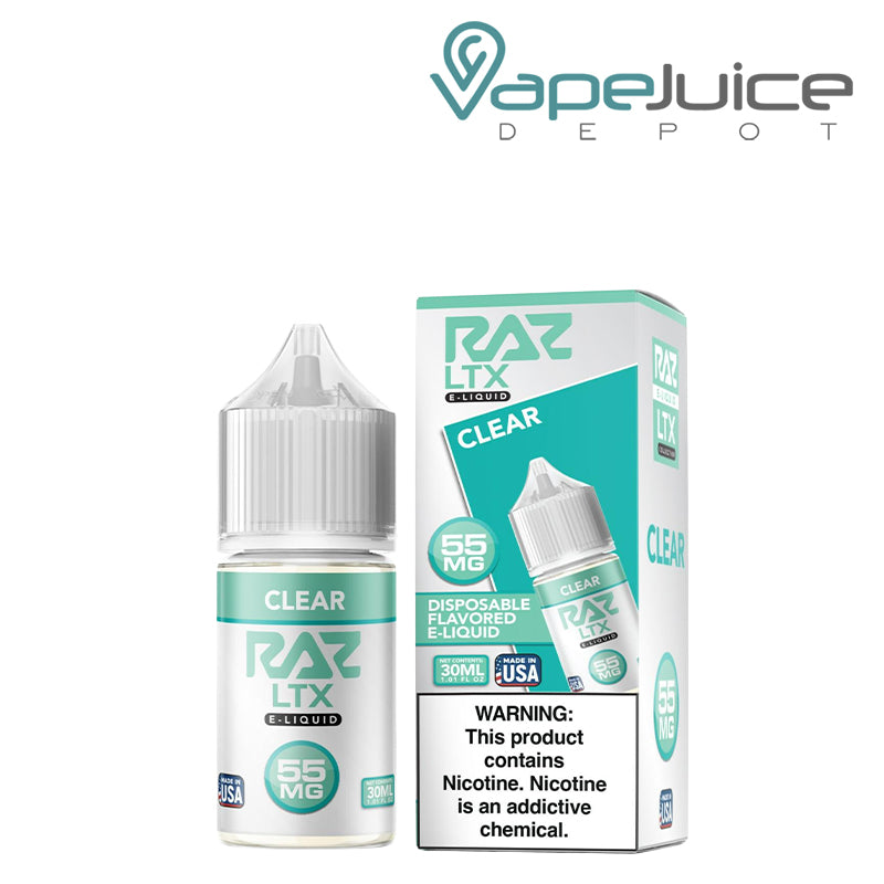 Clear Pod Juice x RAZ LTX Salt 30ml $10.98 Clear Pod Juice x RAZ LTX Salt 30ml $10.98
