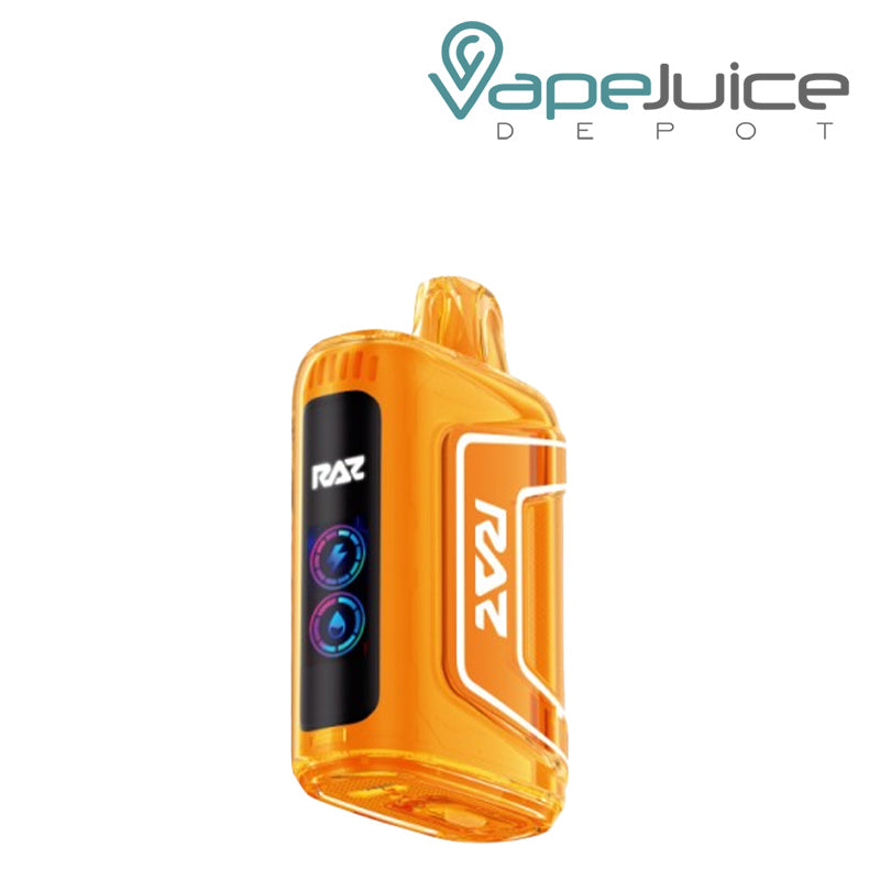 Orange Raspberry Geek Vape RAZ TN9000 Disposable  and a 0.96″ HD Display Screen with eLiquid/ Battery Indicators - Vape Juice Depot