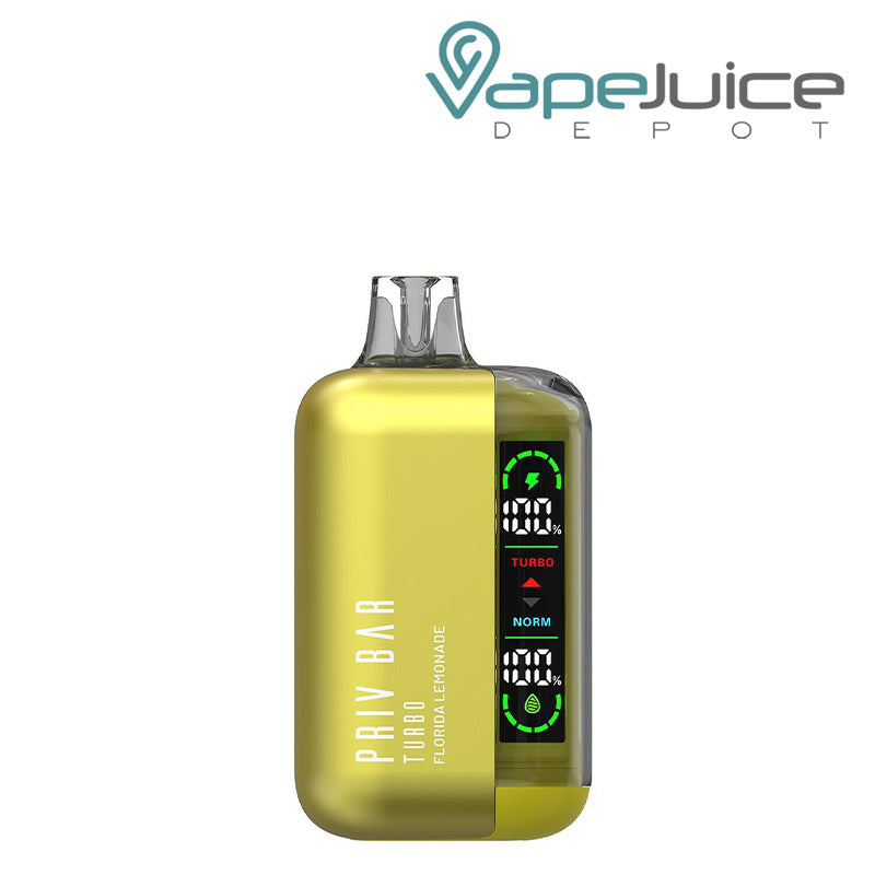 Florida Lemonade SMOK Priv Bar Turbo 15K Disposable with display screen - Vape Juice Depot