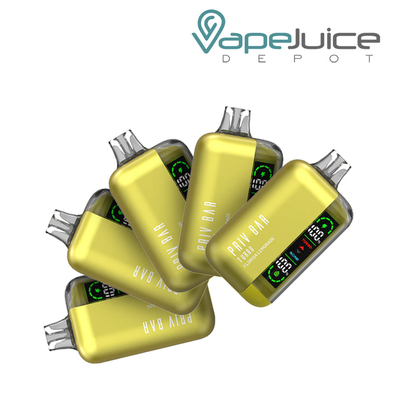 Florida Lemonade SMOK Priv Bar Turbo 5-Pack Bundle - Vape Juice Depot