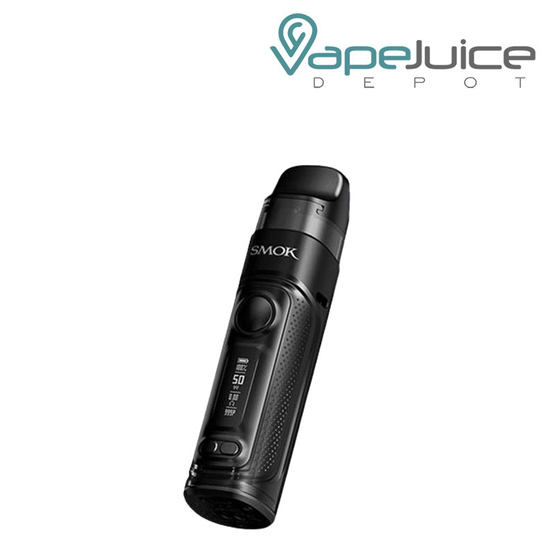 Side view of Black SMOK RPM C Pod Kit with an OLED Screen - Vape Juice Depot