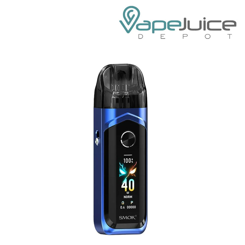 Blue SMOK Nord 6 Pod System Kit with display screen - Vape Juice Depot