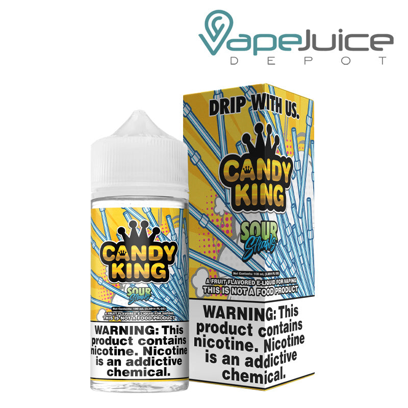 elf bar vape uk Sour Straws Candy King eLiquid $11.98