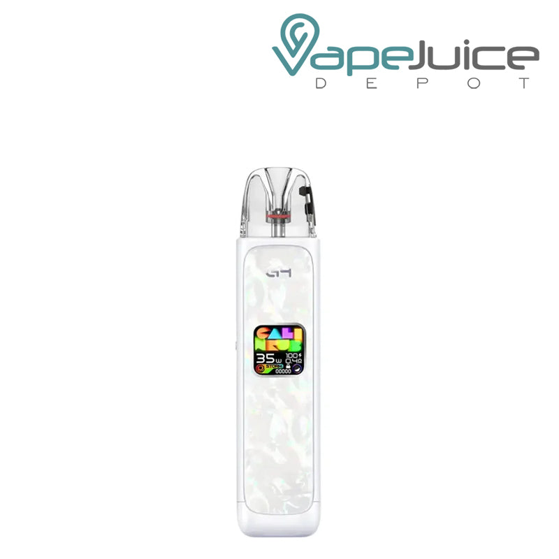 Seashell White UWELL Caliburn G4 Pod System with HD Color Screen - Vape Juice Depot