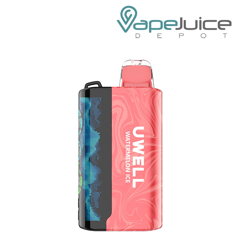 A watermelon ice Uwell Koko 60k disposable with a 3D curved display screen - Vape Juice Depot