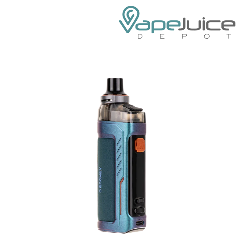 Nebula Green Vaporesso Armour G Kit with firing button and display screen - Vape Juice Depot