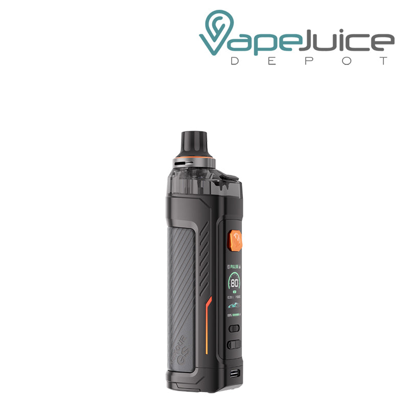 Black Vaporesso Armour GS Kit with Firing button and display screen - Vape Juice Depot