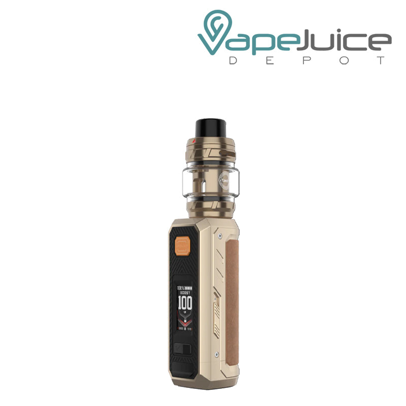 Dune Gold Vaporesso Armour Ultra Box Kit with buttons and display screen - Vape Juice Depot