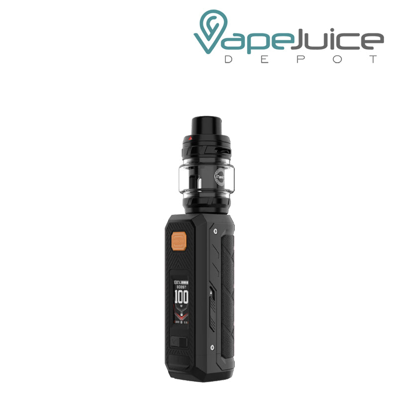 Obsidian Black Vaporesso Armour Ultra Box Kit with buttons and display screen - Vape Juice Depot