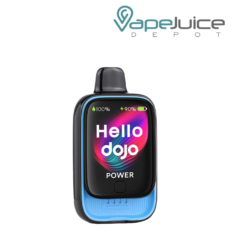 Blue Straw Splash Vaporesso Dojo iMate X 20K Disposable Kit with HD Display Screen and Firing Button- Vape Juice Depot