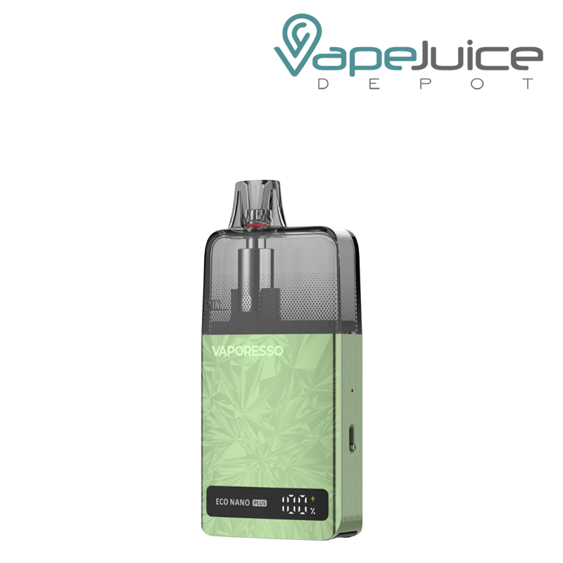 Grape Green Vaporesso ECO Nano Plus Pod System Kit with digital screen - Vape Juice Depot